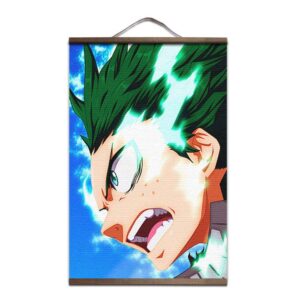 Póster de My Hero Academia Deku Smash