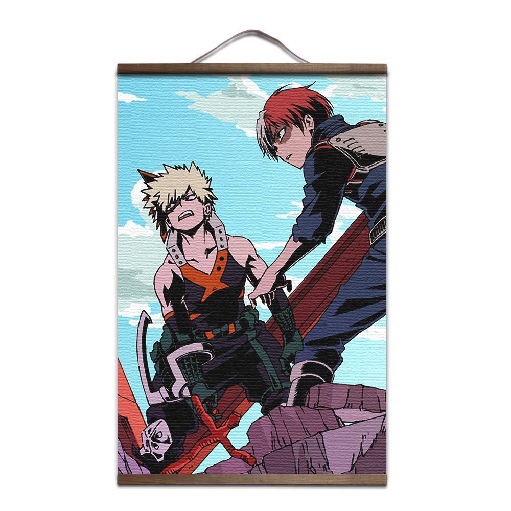 Póster de My Hero Academia Katsuki y Shoto Póster de My Hero Academia Katsuki y Shoto
