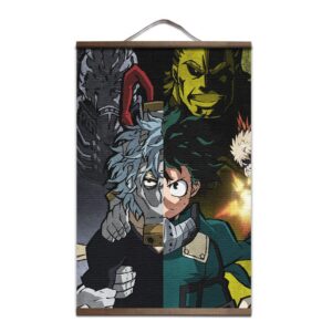 My Hero Academia Póster Héroe vs Villano