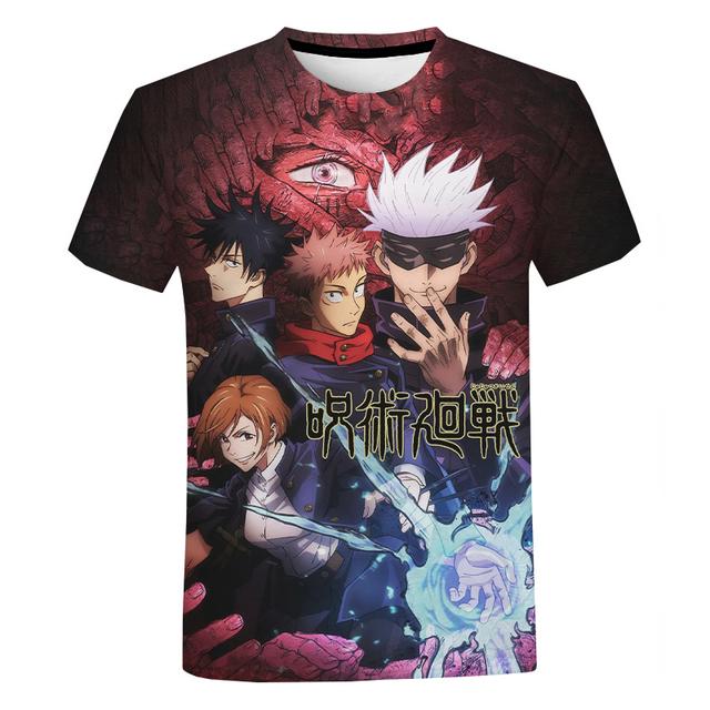 Camiseta Jujutsu Kaisen Protagonistas principales Camiseta Jujutsu Kaisen Protagonistas principales