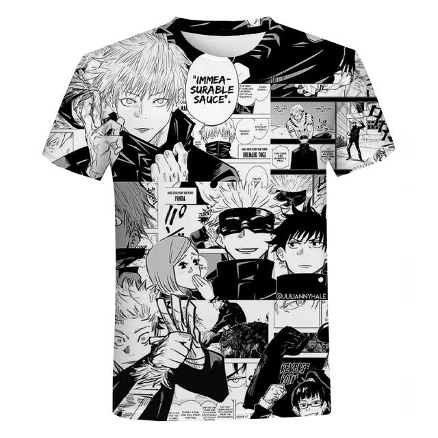 Camiseta Jujutsu Kaisen Manga Camiseta Jujutsu Kaisen Manga
