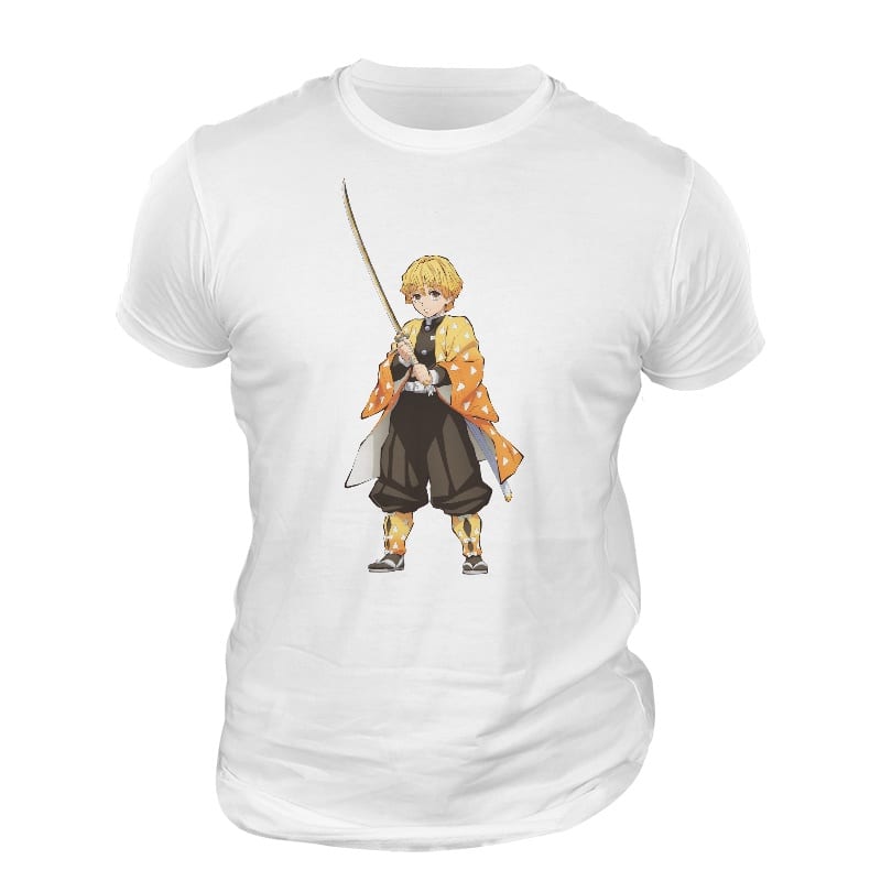 Camiseta Demon Slayer Zenitsu Agatsuma Camiseta Demon Slayer Zenitsu Agatsuma