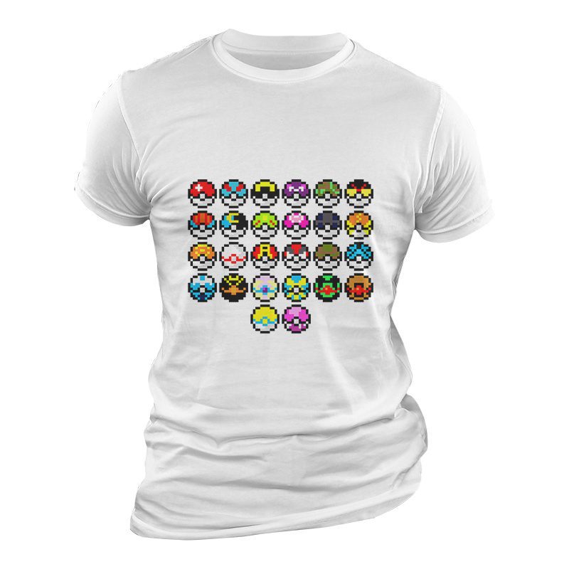 Camiseta Pokémon All Pokéball Camiseta Pokémon All Pokéball