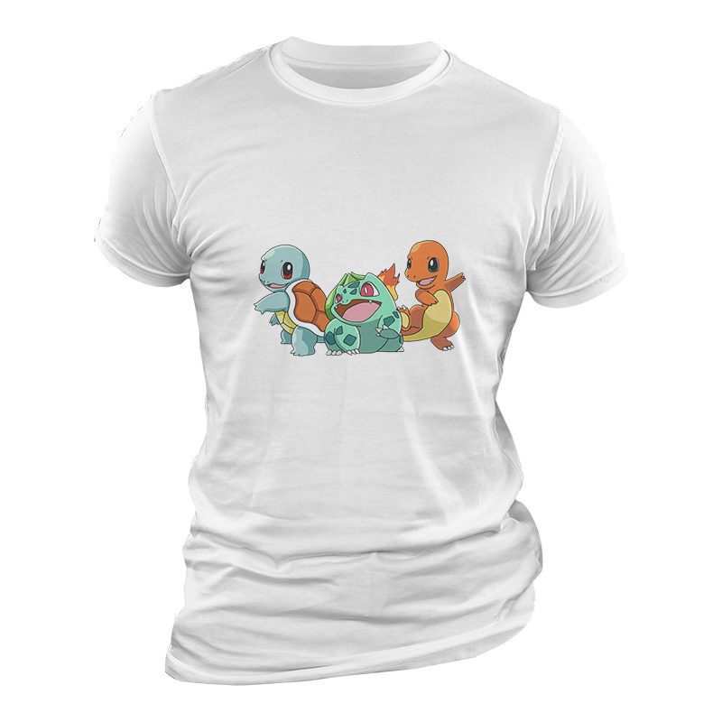 Camiseta Pokémon Starter Kanto Camiseta Pokémon Starter Kanto