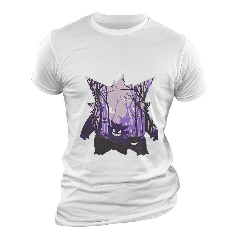 Camiseta Pokémon Ectoplasma Camiseta Pokémon Ectoplasma