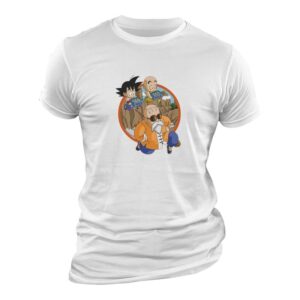 Camiseta Dragon Ball Goku Krilin y Tortuga