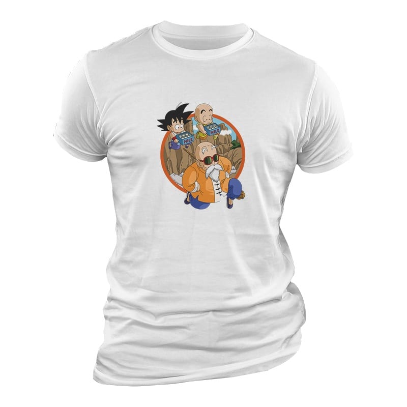 Camiseta Dragon Ball Goku Krilin y Tortuga Camiseta Dragon Ball Goku Krilin y Tortuga