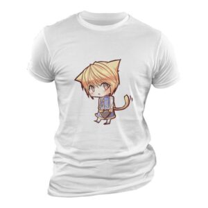 Camiseta Hunter X Hunter Kurapika Chibi Blanca