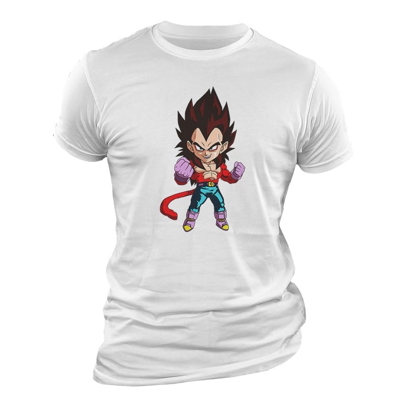 Camiseta Dragon Ball GT Vegeta SSJ4 Chibi Camiseta Dragon Ball GT Vegeta SSJ4 Chibi