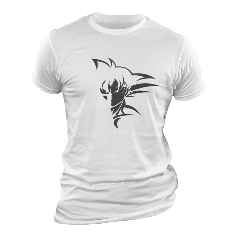 DBZ Goku Negro y Blanco Camiseta DBZ Goku Negro y Blanco Camiseta