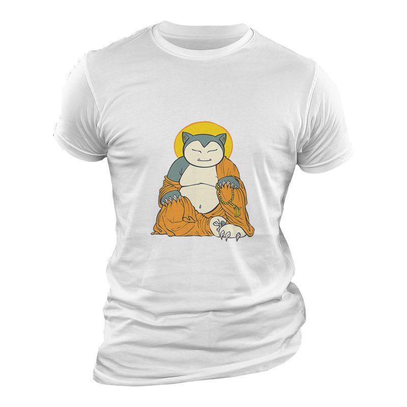 Camiseta Pokémon Ronflex Buda Camiseta Pokémon Ronflex Buda