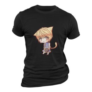 Camiseta Hunter X Hunter Kurapika Chibi Negra