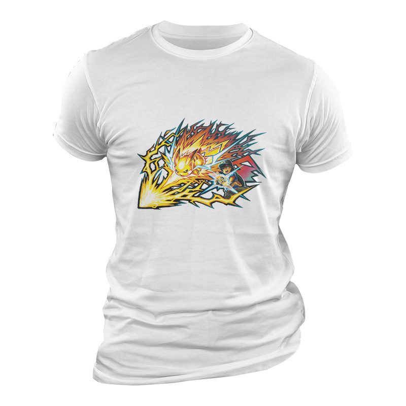 Camiseta Pokémon Pikachu Attack Camiseta Pokémon Pikachu Attack