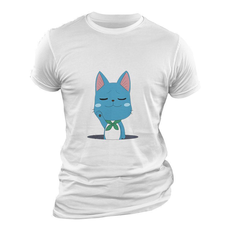 Camiseta Fairy Tail Happy Camiseta Fairy Tail Happy