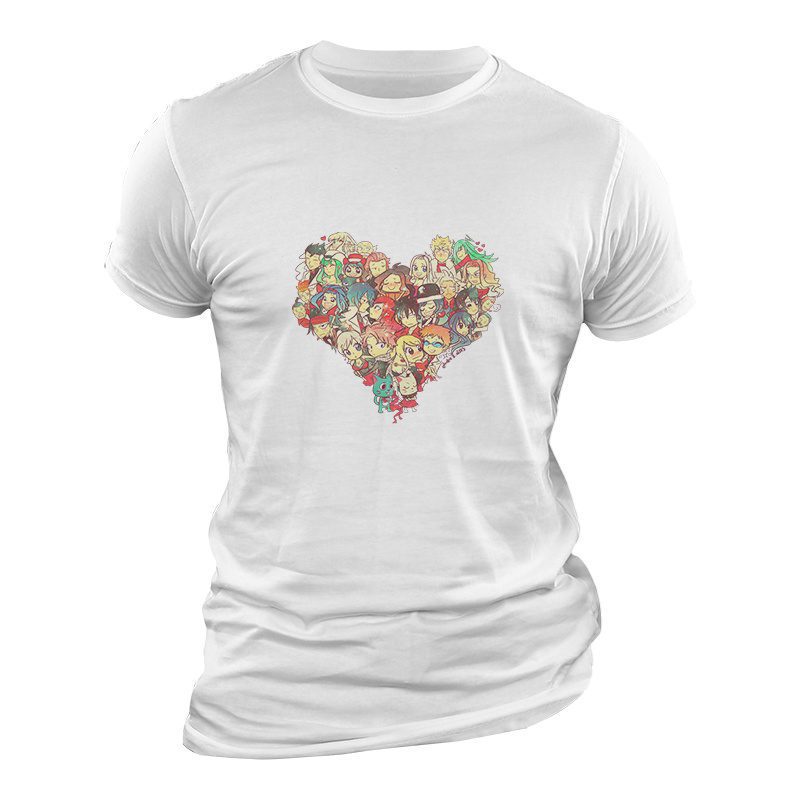 Camiseta Fairy Tail Chibi Camiseta Fairy Tail Chibi