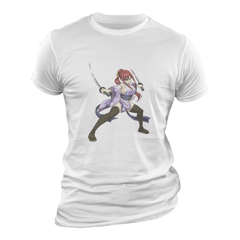 Camiseta Fairy Tail Erza Scarlett Camiseta Fairy Tail Erza Scarlett