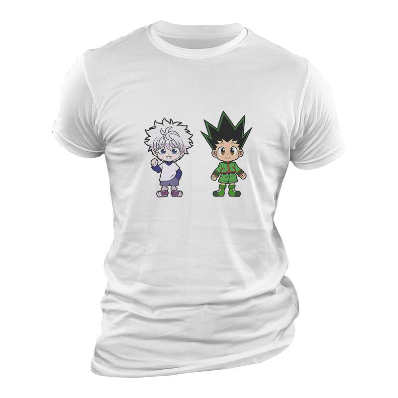 Camiseta Hunter X Hunter Chibi Blanca Camiseta Hunter X Hunter Chibi Blanca