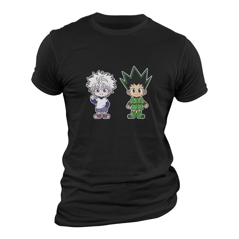 Camiseta Hunter X Hunter Chibi Negra Camiseta Hunter X Hunter Chibi Negra