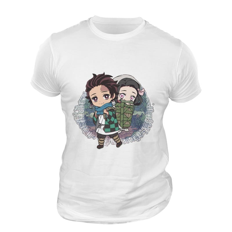 Camiseta Demon Slayer Tanjirô x Nezuko Camiseta Demon Slayer Tanjirô x Nezuko