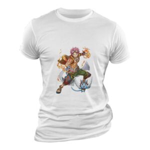 Camiseta Fairy Tail Natsu x Happy