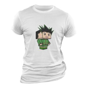 Camiseta Hunter X Hunter Minecraft Blanca