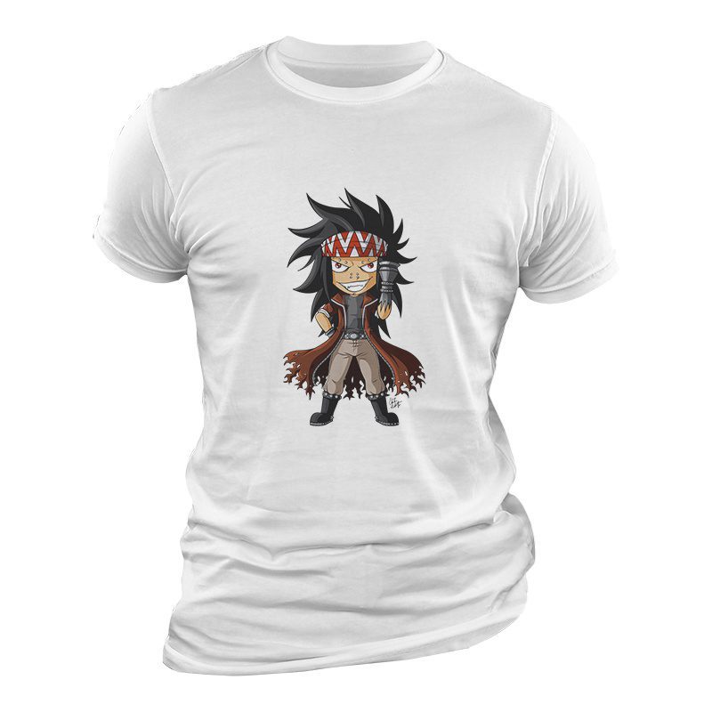 Camiseta Fairy Tail Gajeel Chibi Camiseta Fairy Tail Gajeel Chibi