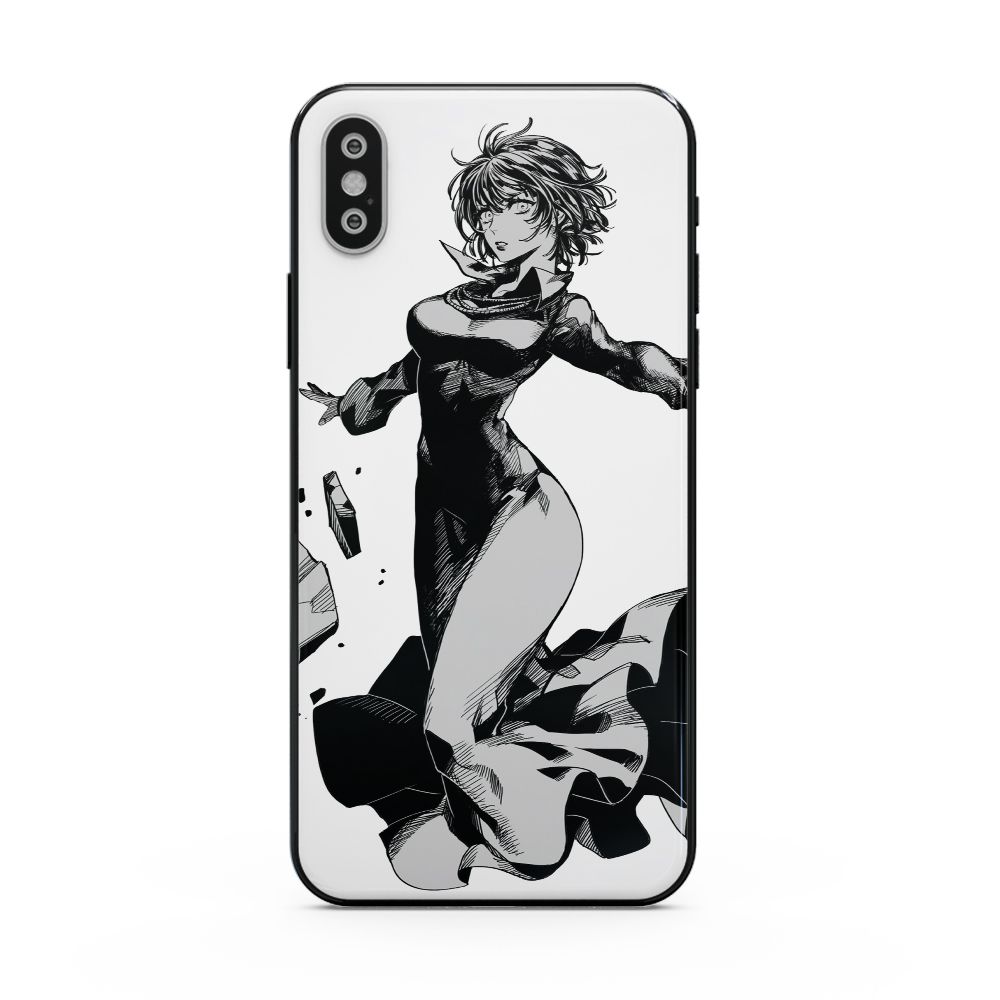 Fundas One Punch Man Fubuki Blanco y Negro Fundas One Punch Man Fubuki Blanco y Negro