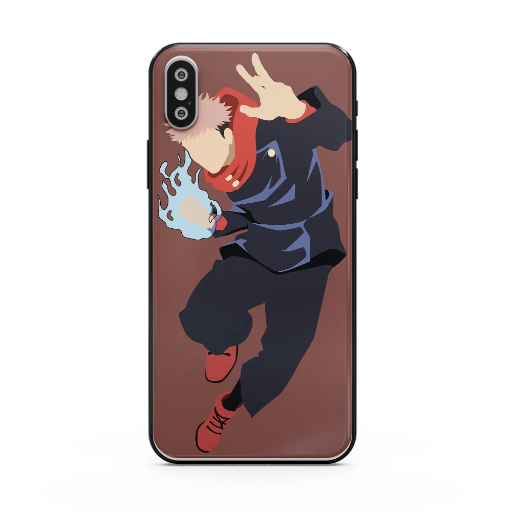 Funda Jujutsu Kaisen Yuji Obra de Arte Funda Jujutsu Kaisen Yuji Obra de Arte