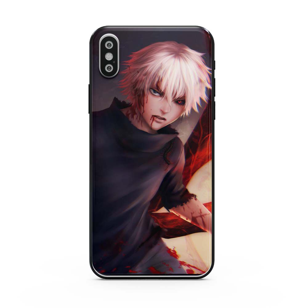 Fundas Pelo Blanco Tokyo Ghoul Kaneki Fundas Pelo Blanco Tokyo Ghoul Kaneki