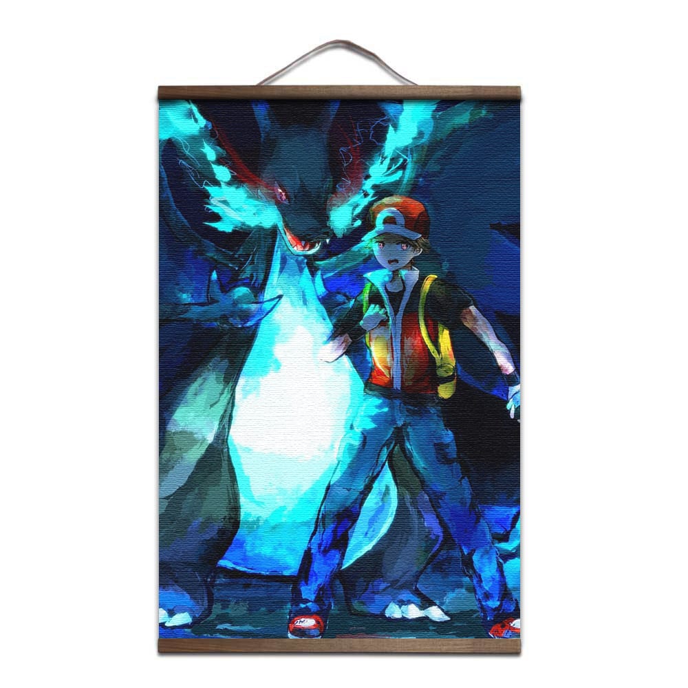 Póster Pokémon Mega Fireball x y Rojo Póster Pokémon Mega Fireball x y Rojo