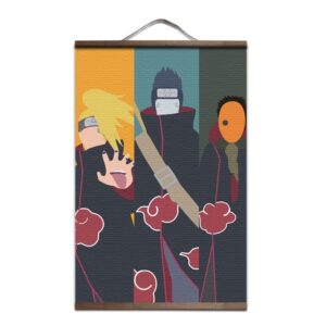 Póster Naruto Deidara x Kisame x Obito