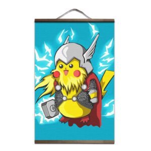 Pokémon Pikachu Thor Póster
