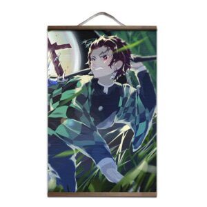 Póster de la cazadora de demonios Tanjirō Kamado