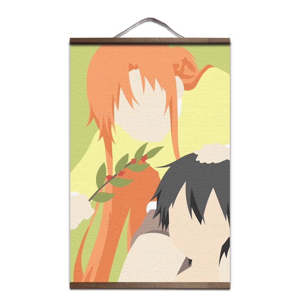Sword Art Online Póster Obra de Arte Kirito x Asuna Sword Art Online Póster Obra de Arte Kirito x Asuna