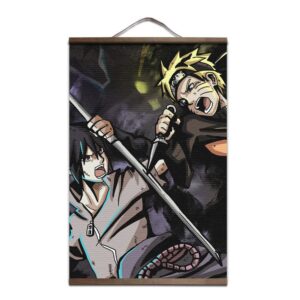 Póster Naruto vs Sasuke