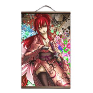 Póster Fairy Tail Erza Yukata