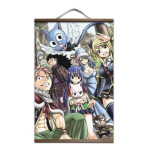 Póster de los personajes principales de Fairy Tail