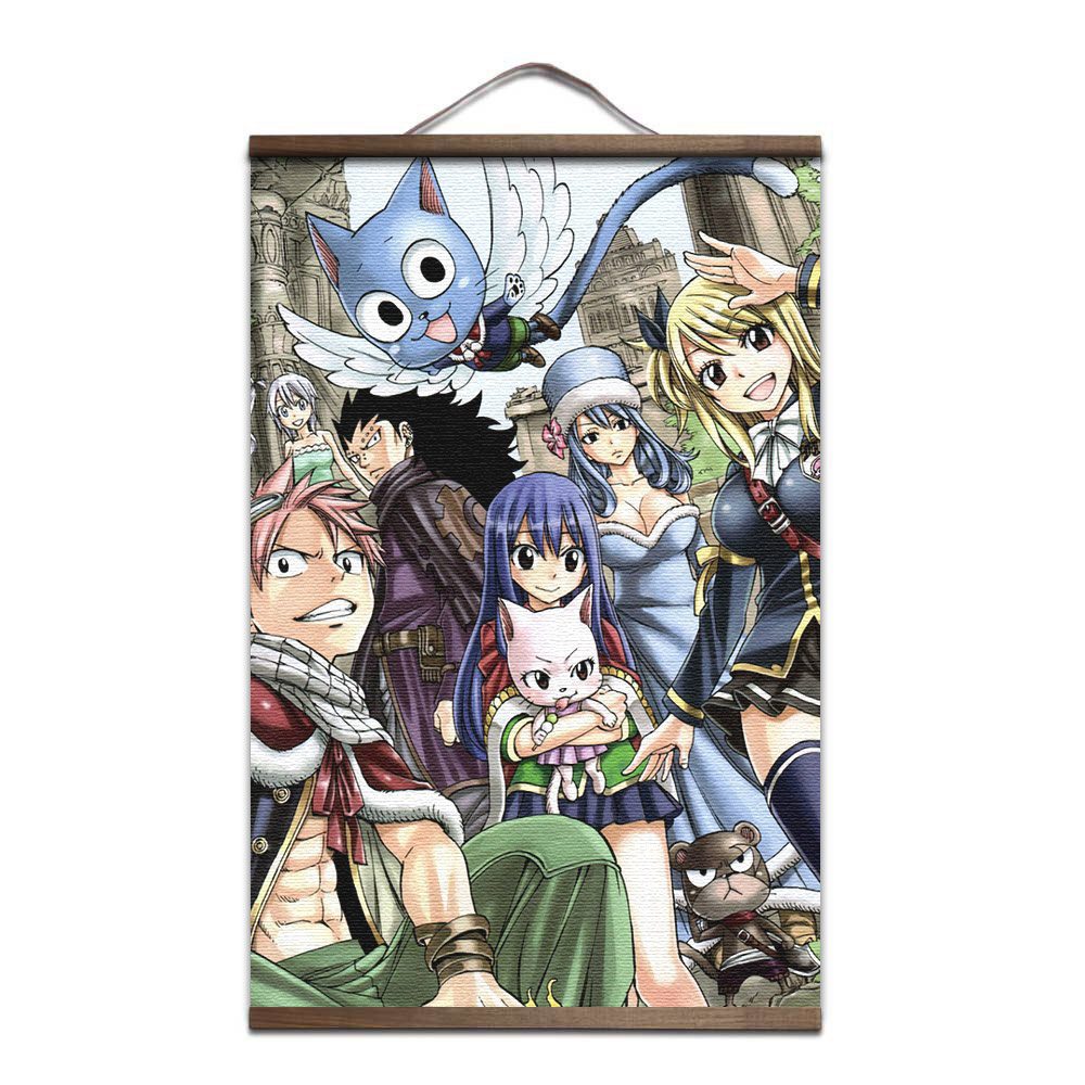 Póster de los personajes principales de Fairy Tail Póster de los personajes principales de Fairy Tail