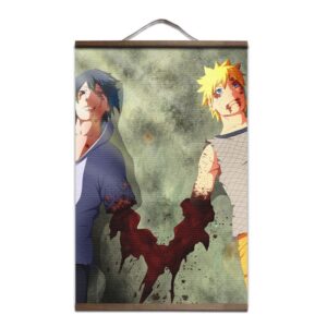 Póster Naruto Contre Sasuke