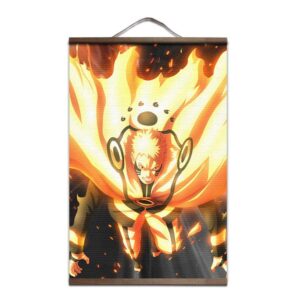 Póster Naruto Modo Kurama Adulto