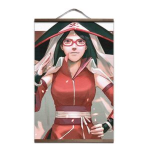 Póster de Boruto Sarada Uchiha Hokage
