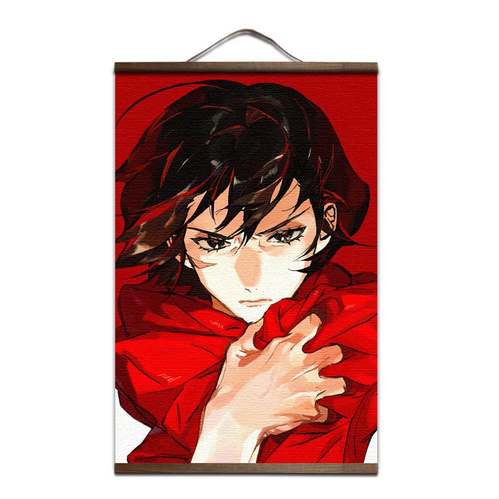 Ataque a los Titanes Mikasa Póster Bufanda Ataque a los Titanes Mikasa Póster Bufanda
