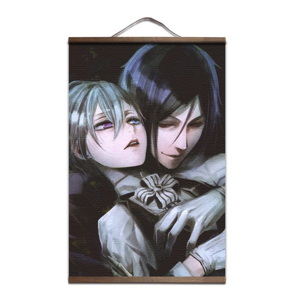 Black Butler Sebastian Michaelis y Ciel Phantomhive Póster Black Butler Sebastian Michaelis y Ciel Phantomhive Póster