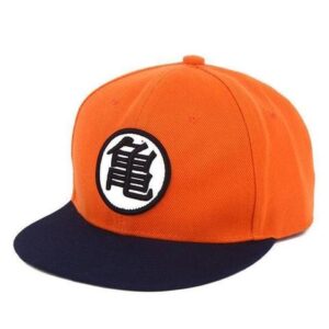 Gorra Dragon Ball Kanji Naranja y Azul