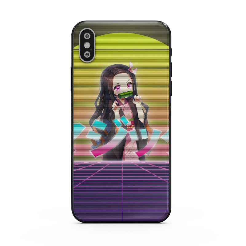 Fundas Demon Slayer Nezuko Vaporwave Fundas Demon Slayer Nezuko Vaporwave