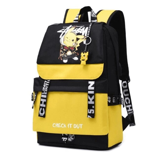 Mochila Pokémon Pikachu Amarillo Mochila Pokémon Pikachu Amarillo