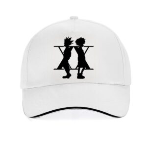 Gorra Hunter X Hunter Gon x Killua Blanca